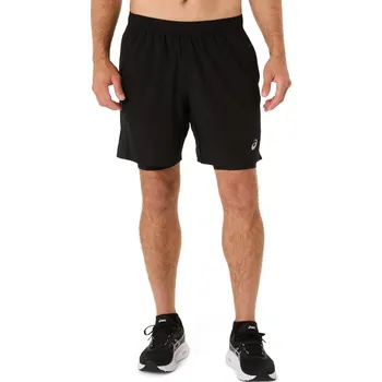 Pánské kraťasy Pánské sportovní kraťasy Asics CORE 2IN1 7IN SHORTS černé 2011D215-001 - XL | UK 11,5 | US 12