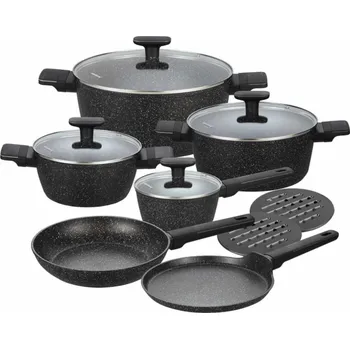 Sada nádobí Klausberg Sada mramorových hrnců 12dílná KB-7830