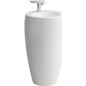 LAUFEN ILBAGNOALESSI - umyvadlo, samostatně stojící (H811972) Barva: Café mat, Provedení: 1 otvor pro baterii, středový