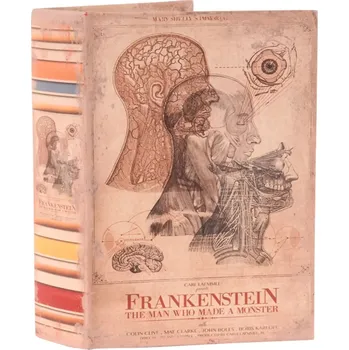 Úložný box BARRINGTON FURNITURE Zarážka na knihy s motivem Frankenstein EDS-12301000