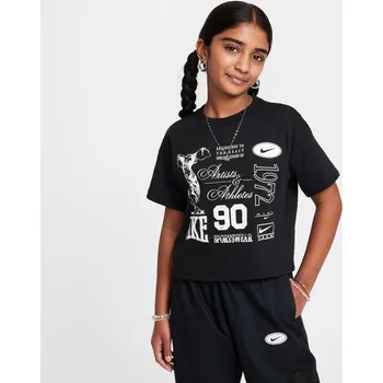 Dětské tričko s krátkým rukávem Nike G NSW TEE DANCE HM6306-010 - S | UK 7,5 | US 10