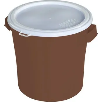 Skladový kontejner PE nádoba konická 30 l s potravinářským atestem včetně víka