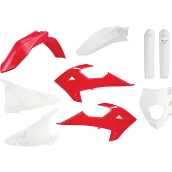 Sada plastů GAS GAS EC 250/300 '18-'20 (červená/bílá), POLISPORT