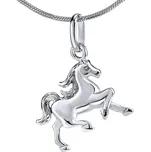 Stříbrný přívěsek kůň