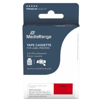 Pásek do tiskárny MediaRange MediaRange Schriftbandka. Brother TZ-451/TZe-451 24mm 8m sw