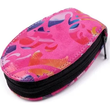 Solingen Cestovní manikúra v koženém pouzdře Růžová Solingen 97k-cube