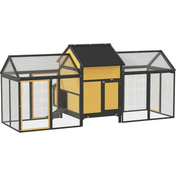 Chov hospodářského zvířete Kurník pro malá zvířata, 2 venkovní výběhy, 1 hnízdní budka, 2 rampy