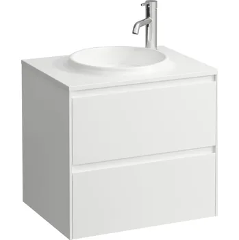 Koupelnový nábytek LAUFEN LANI - skříňka pod umyvadlo, 2 zásuvky, pro umyvadlo H814073 z materiálu Marbond, H4042521122601