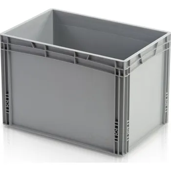 Přepravka na jídlo Corping Plastová přepravka uzavřené rukojeti 60 x 40 x 42 cm šedá