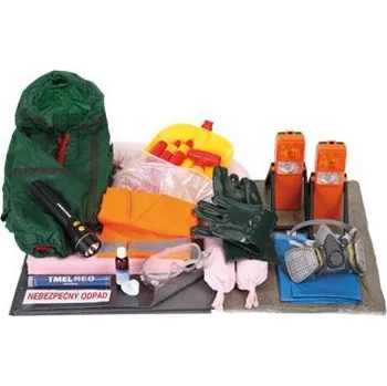 Havarijní souprava Havarijní souprava v kufru se svitilnami ADR (chemické sorbenty)