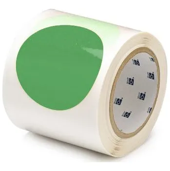 Značení Podlahové značení - Tečky v roli, Ø 88,9 mm x 30 m, 55 ks v roli, zelené