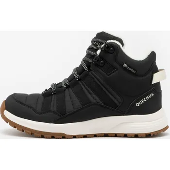 Pánské tenisky QUECHUA Dámské zimní turistické nepromokavé hřejivé boty NH 500 40 ČERNÁ