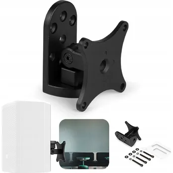 IP kamera Nástěnný držák na reproduktor, otočný, černý Power Dynamics