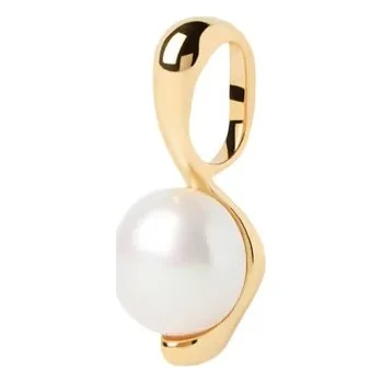 Módní doplněk PDPAOLA Půvabný pozlacený přívěsek s perlou La Perla PE01-114-U + 2 měsíce na vrácení zboží