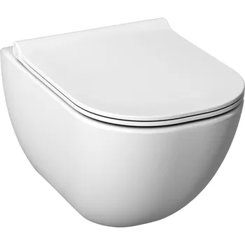 JIKA Mio - závěsný klozet, Rimless, horizontální odpad (H820714...0001) Barva: Černá matná