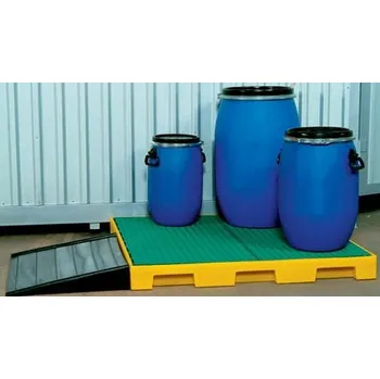 jímka Nízká záchytná jímka plastová pod 4 sudy