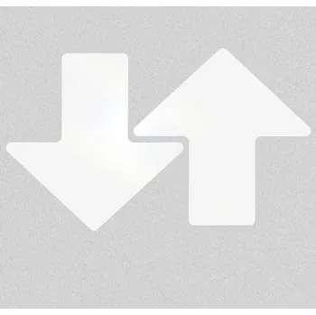 Značení Podlahové značení - Šipky, 76,2 x 203,2 mm, 100 ks v balení, bílé