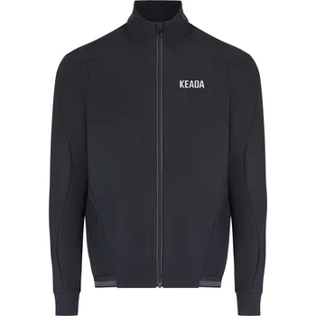 KEADA SPORTS Pánská termo cyklistická bunda Storm S ČERNÁ