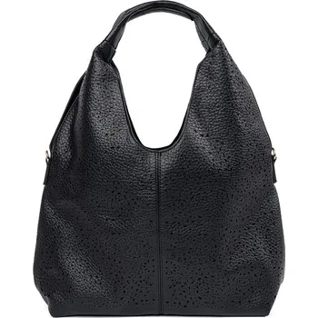 Kabelka Černá ažurová kabelka přes rameno TOR-