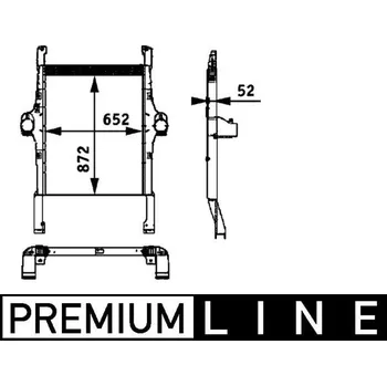 Chladič motoru Chladič turba MAHLE CI 113 000P