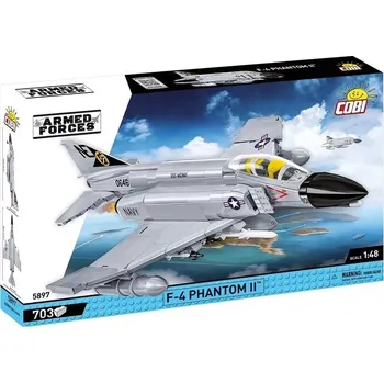 Stavebnice COBI COBI Armed Forces 5897 F-4 Phanthom II-USS Midway