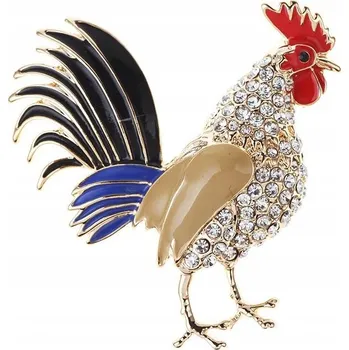 Brož Brož Pinets B340 s Brož a kubickou zirkonií 5,2 cm