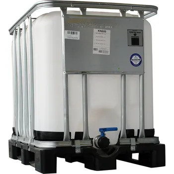 Skladový kontejner IBC kontejner s plastovou paletou 600 l