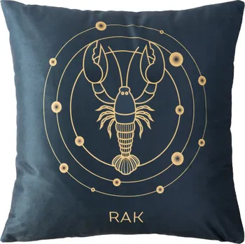 Povlak na dekorativní polštářek Povlak na polštář Znamení zvěrokruhu 40x40 Rak