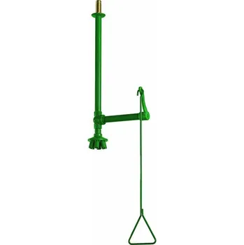 Lékárnička Bezpečnostní sprcha pro montáž na strop - zelená ( Ø 8,5 cm x 48 cm )