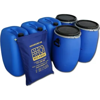 Havarijní souprava Souprava sběrného místa pro ropný odpad - hydrofobní sorbenty