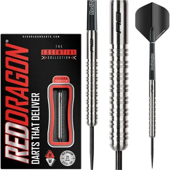 Šipka RED DRAGON DARTS Sada steel šipek Rebel 21g ŠEDÁ
