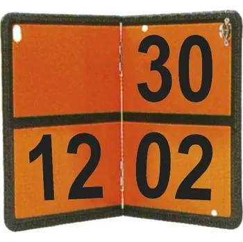 Tabulka jednoúčelová s lisovanými čísly, skládací 30/1202 (40 x 30 cm)
