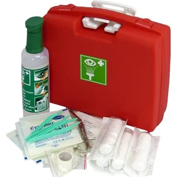 Lékárnička Plastový kufr malý s náplní a očním výplachem