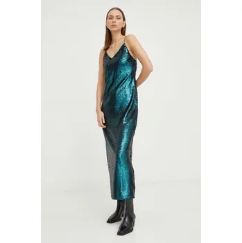 Dámské šaty Šaty Samsoe Samsoe SALLY F23400083 zelená 77X, vel. S