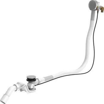 Sifon LAUFEN SANITARY ACCESSORIES - odpadní a přepadová armatura s napouštěním, délka 1 m, H2951490040001