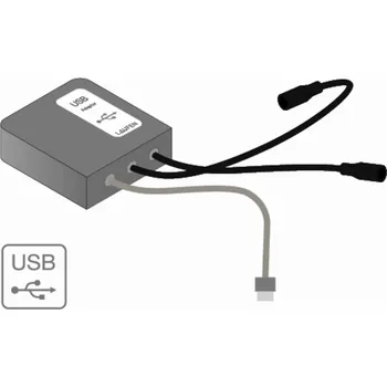 Pisoár LAUFEN volitelný modul USB adaptéru pro urinál Antero s elektronickým ovládáním 84015.0, 84015.2 a 84015.4, H8901300000001, standardní provedení