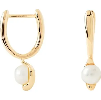 Náušnice PDPAOLA Pozlacené náušnice s perlami La Perla Mini AR01-E69-U + 2 měsíce na vrácení zboží