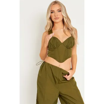 Tričko Missy Empire Khaki 1127665 10 (S)