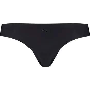Kalhotky Dámské tanga Puma SEAMLESS STRING (2-PACK) W černé 935022-01 - S | UK 5 | US 6