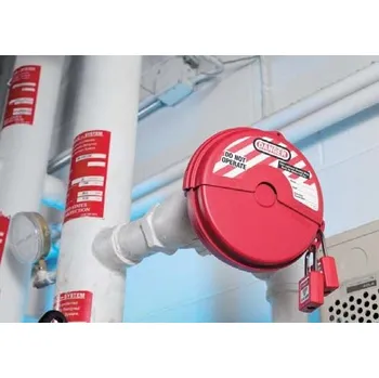 Visací zámek Otočné uzamykatelné pouzdro na ventily 10,83 - 17,60 cm