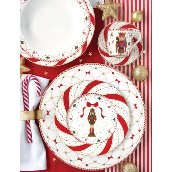 Talíř SADA TALÍŘŮ LOUSKÁČEK TWIST