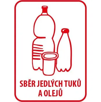 Sběr jedlých tuků a olejů, Fólie 12 x 16 cm