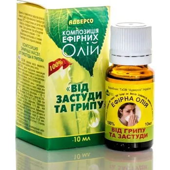 Adverso Složení esenciálních olejů pro chřipku a nachlazení 10 ml