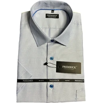 Pánská košile Pánská košile s krátkým rukávem - střih REGULAR - vzor F882 - 47