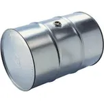 Kovový sud s 1 zátkou v plášti, pozinkovaný plech