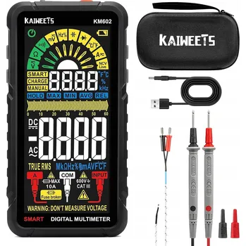 Multimetr Digitální multimetr 6000 Counts KAIWEETS KM602