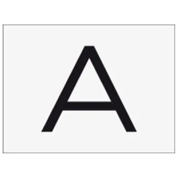 Tabulka A pro mezinárodní přepravu odpadů na magnetické fólii 0,5 mm (40 x 30 cm)