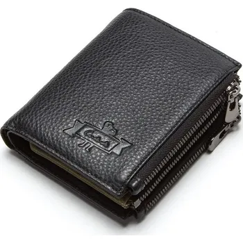 Contacts® pánská kožená peněženka Renan Černá Contacts M1273s2