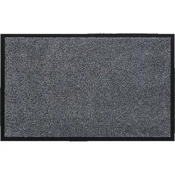 Rohožka Šedá vnitřní čistící pratelná vstupní rohož FLOMA Watergate - 40 x 60 x 0,7 cm