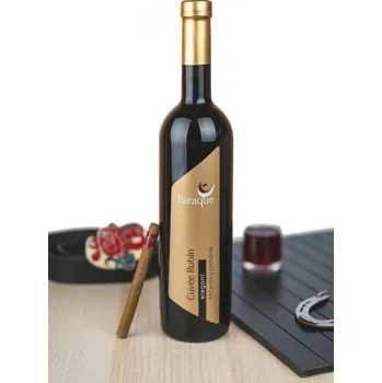 Víno Cuvée Rubín, pozdní sběr, Vinařství Baraque, suché